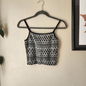 Elegant Black and White Women's Camisole